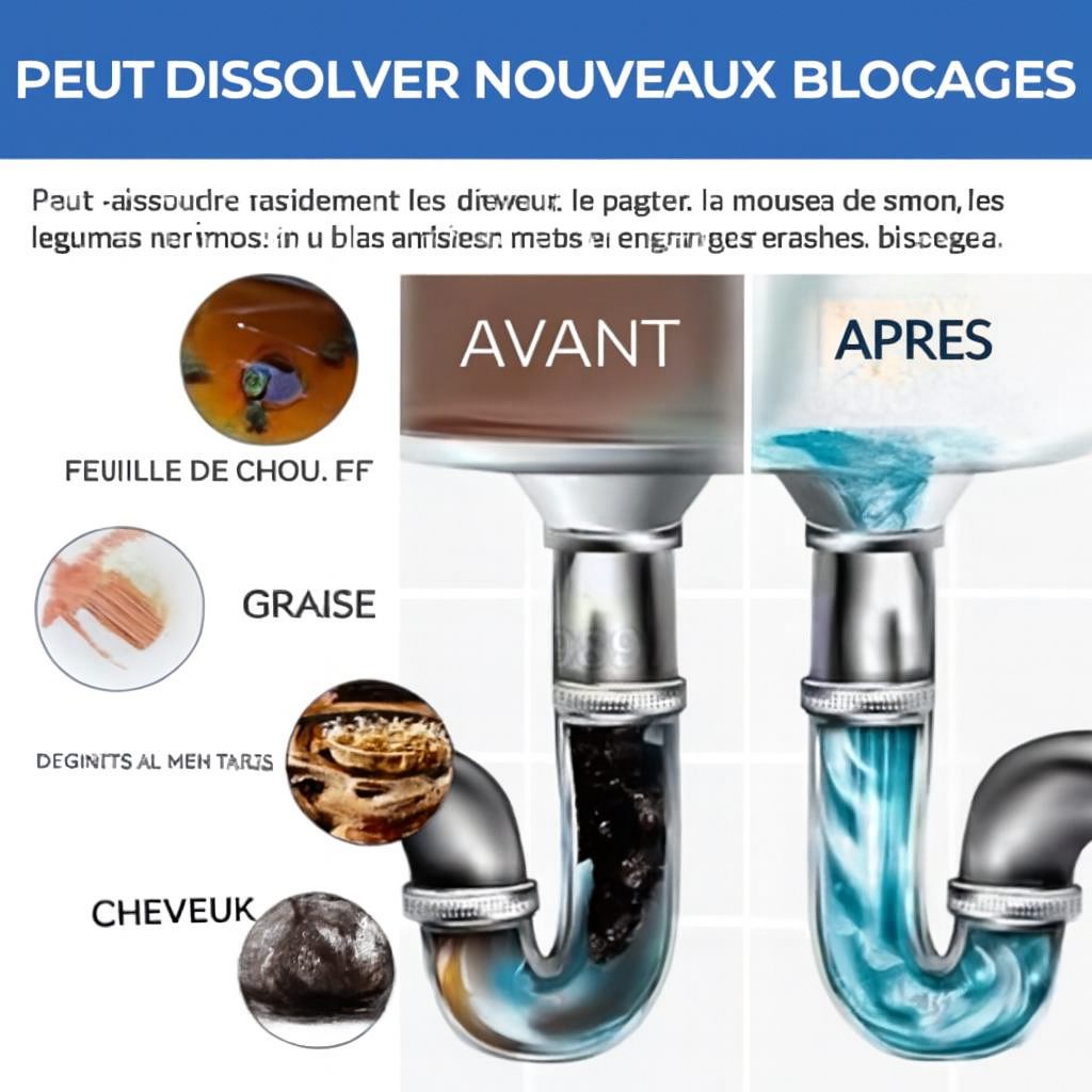 CanalFix Max™ — Fini l'eau qui stagne et les plombiers trop chers
