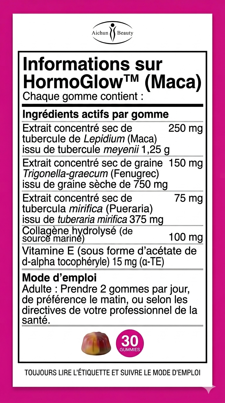 HormoGlow™ Équilibre · Éclat · Féminité