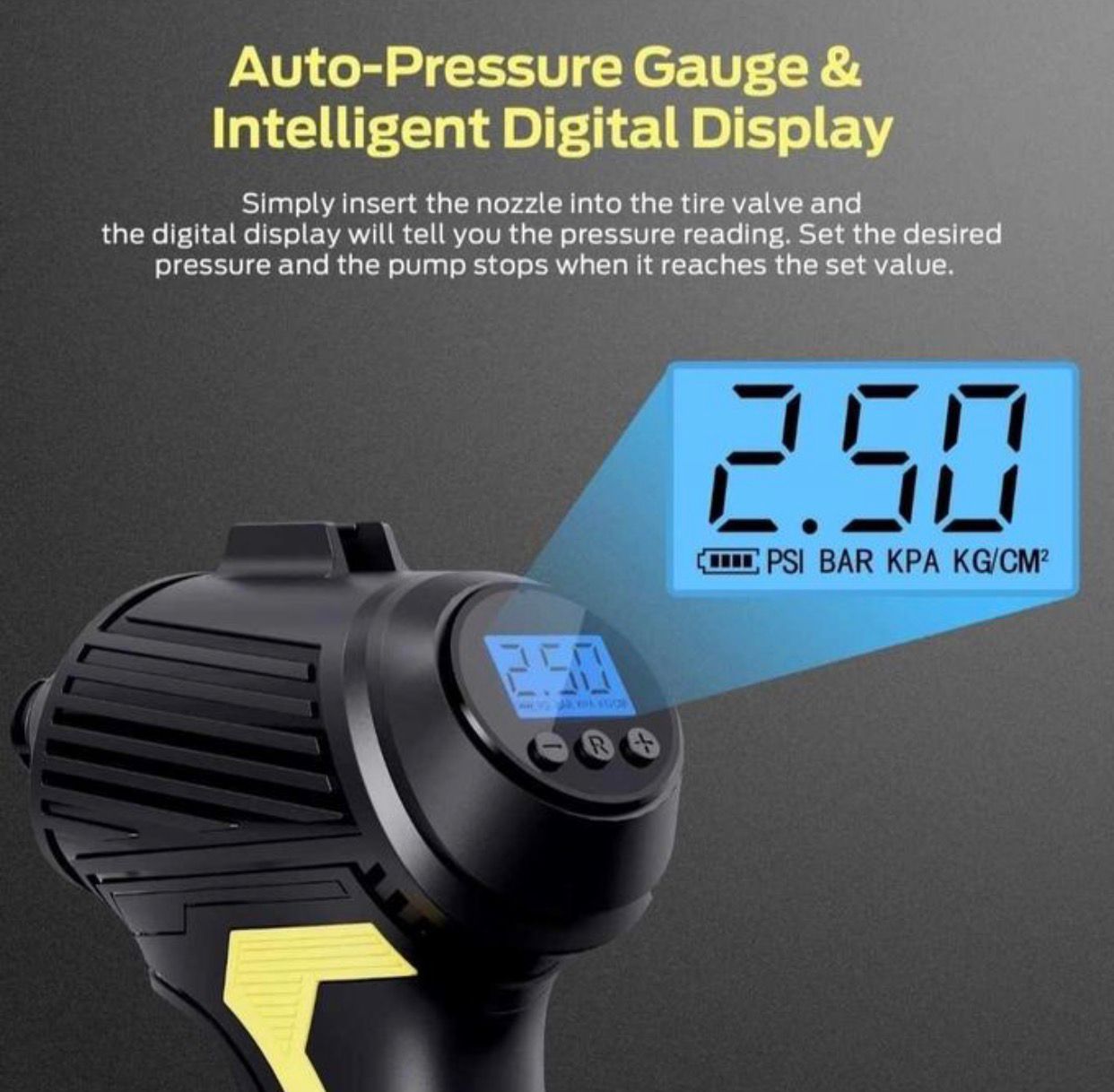 AirPump Pro™ – Puissante, Compacte et Indispensable en Voiture